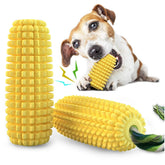 Indestructible Dog Chew Toy – Durable Squeaky Corn Stick for Aggressive Chewers